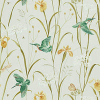 Tessuto Kingfisher & Iris — Sanderson