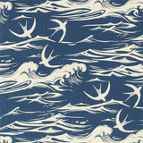 Sanderson Tyg Swallows at Sea