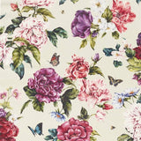 Summer Peony Fuchshia/Rose — Sanderson tygprov