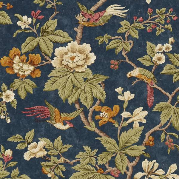 Lophura Navy — Sanderson tygprov