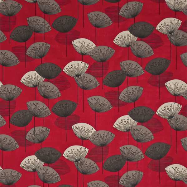 Dandelion Clocks Red — Sanderson tygprov