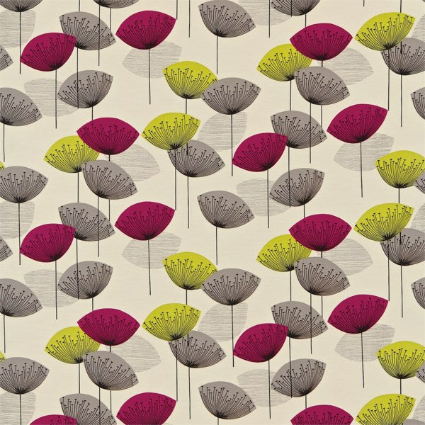 Dandelion Clocks Blackcurrant — Sanderson tygprov