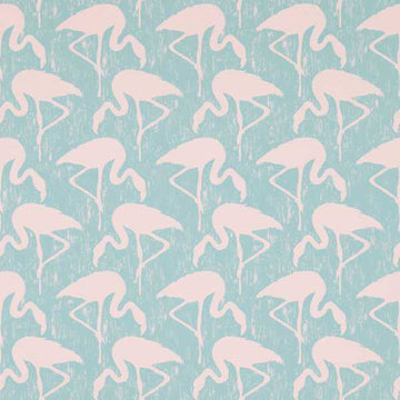 Sanderson Tapetprov Flamingos