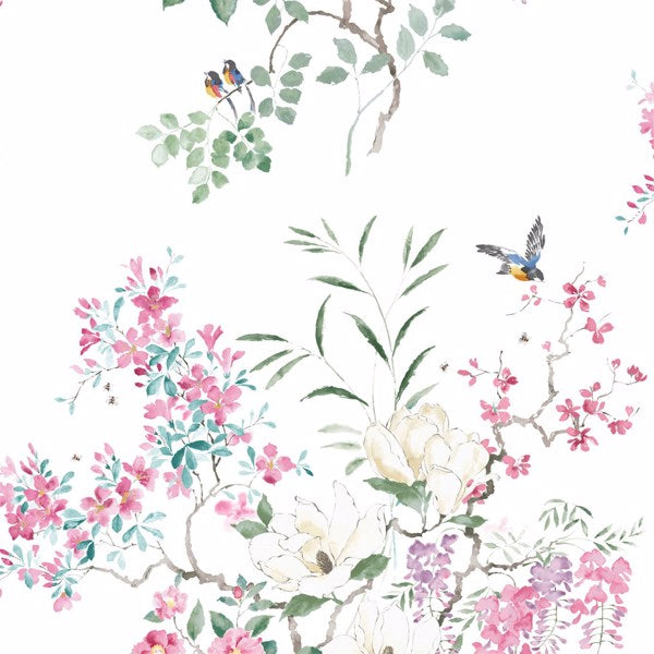 Sanderson Tapet Magnolia & Blossom Panel A