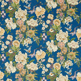 Emperor Peony Herbal Blue /Amber — Sanderson tygprov