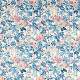 Bamboo & Bird China Blue /Lotus Pink — Sanderson tygprov