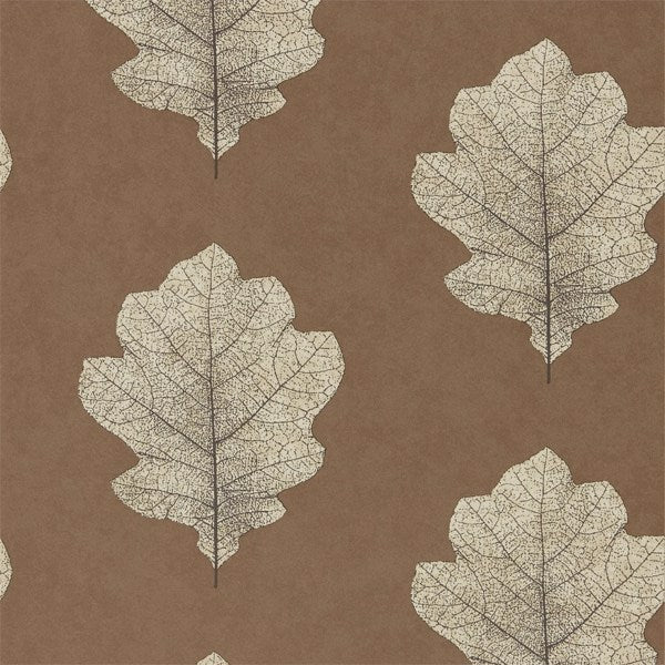 Sanderson Tapet Oak Filigree