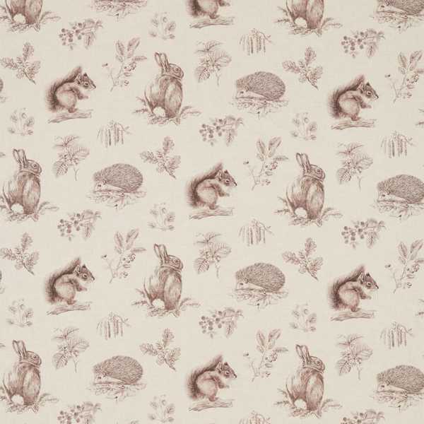 Sanderson Tygprov Squirrel & Hedgehog