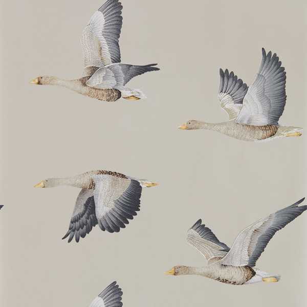 Sanderson Tapetprov Elysian Geese (Wallpaper)