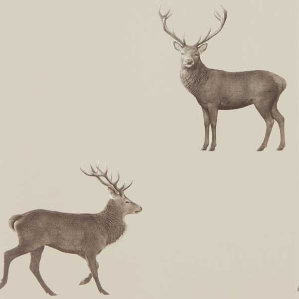 Sanderson Tapetprov Evesham Deer (Wallpaper)