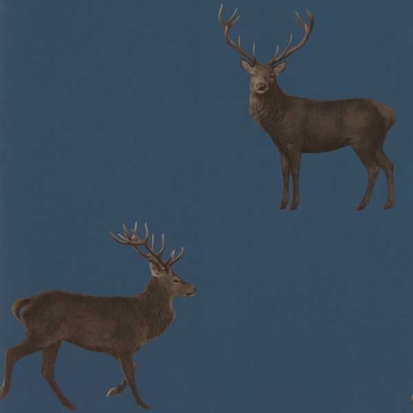 Sanderson Tapetprov Evesham Deer (Wallpaper)