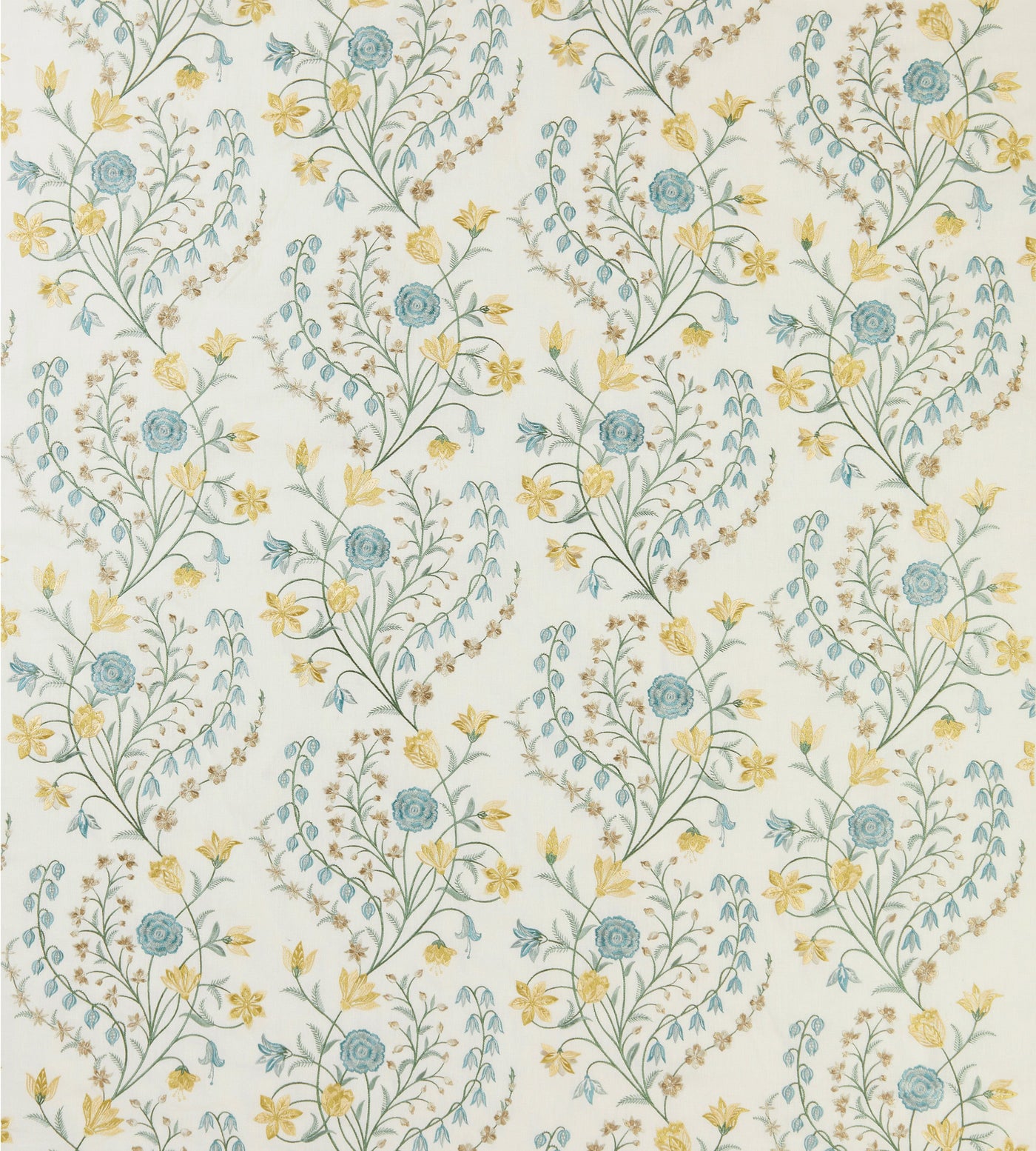 Madeleine Aqua yellow — Osborne & Little tygprov