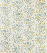 Madeleine Aqua yellow — Osborne & Little tygprov