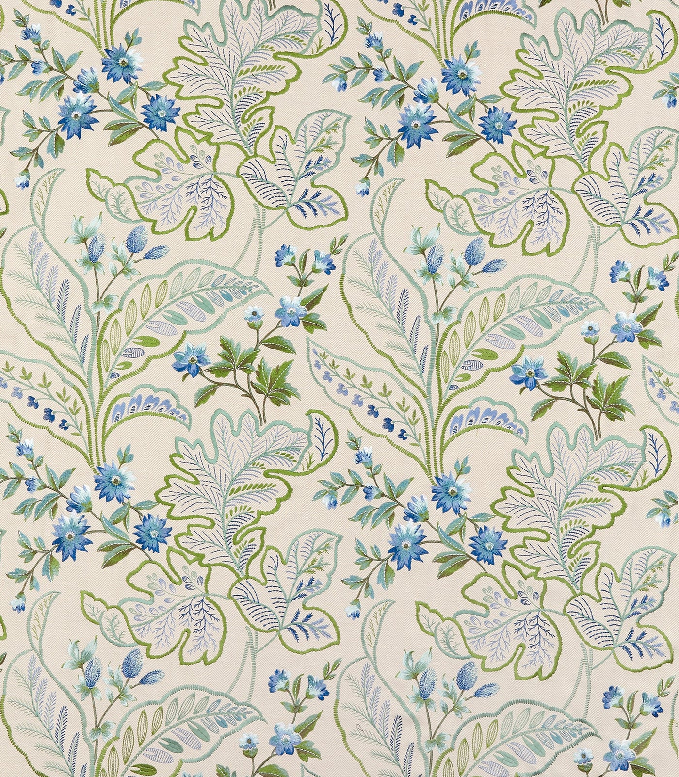 Sudbury Blue green — Osborne & Little tygprov