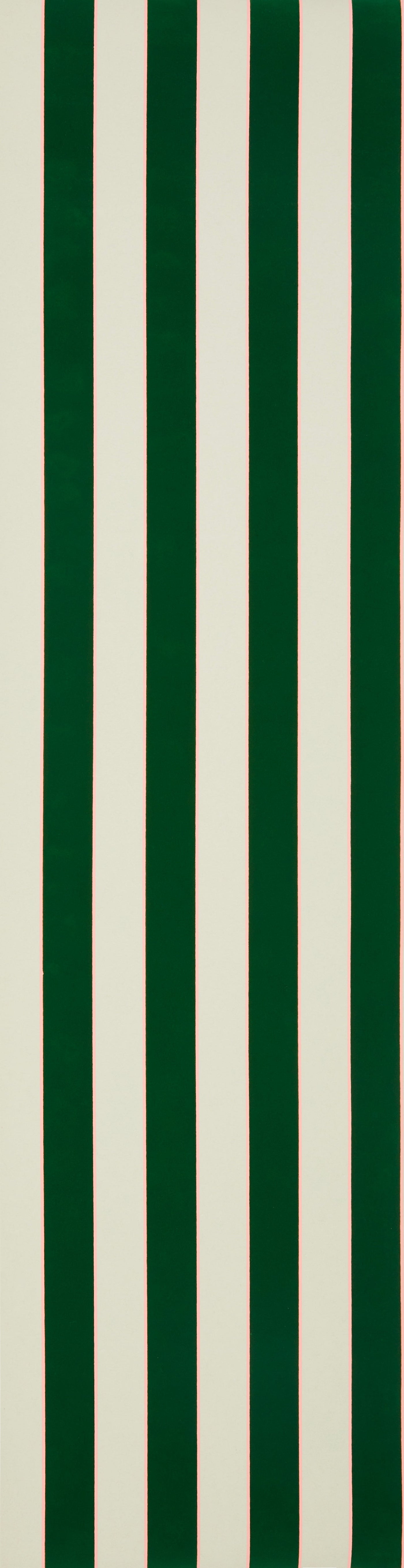 Regency stripe emerald blossom — Osborne & Little tapetprov