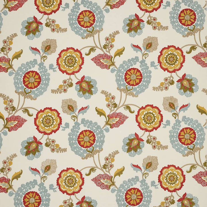 Olander Tomato/Olive — Colefax & Fowler tyg