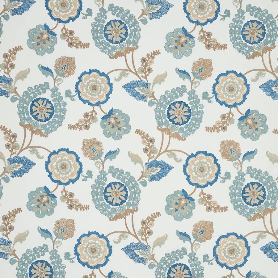 Olander Blue — Colefax & Fowler tyg