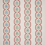 Aubrey Stripe Red/Green — Colefax & Fowler tyg