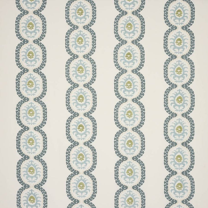 Aubrey Stripe Blue — Colefax & Fowler tygprov