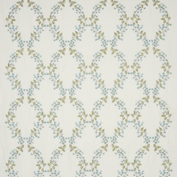 Rosalind Old Blue/Green — Colefax & Fowler tygprov