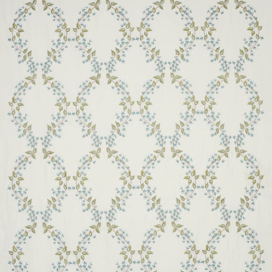 Rosalind Old Blue/Green — Colefax & Fowler tyg