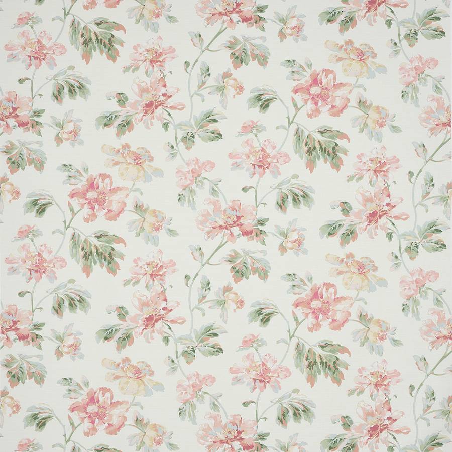 Bettina Apricot/Leaf — Colefax & Fowler tyg