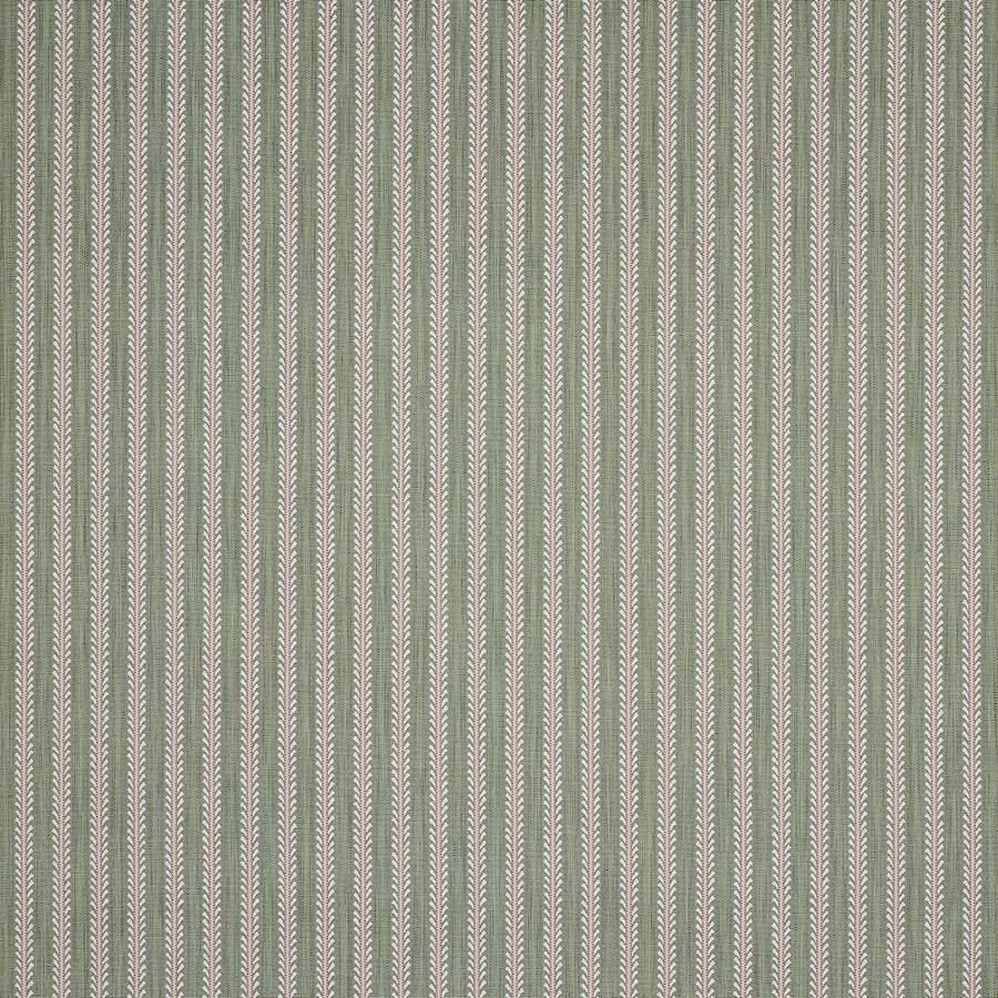 Bourdon Stripe Olive — Colefax & Fowler tyg