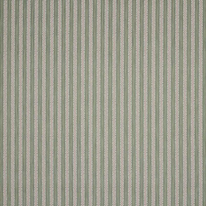 Bourdon Stripe Olive — Colefax & Fowler tyg