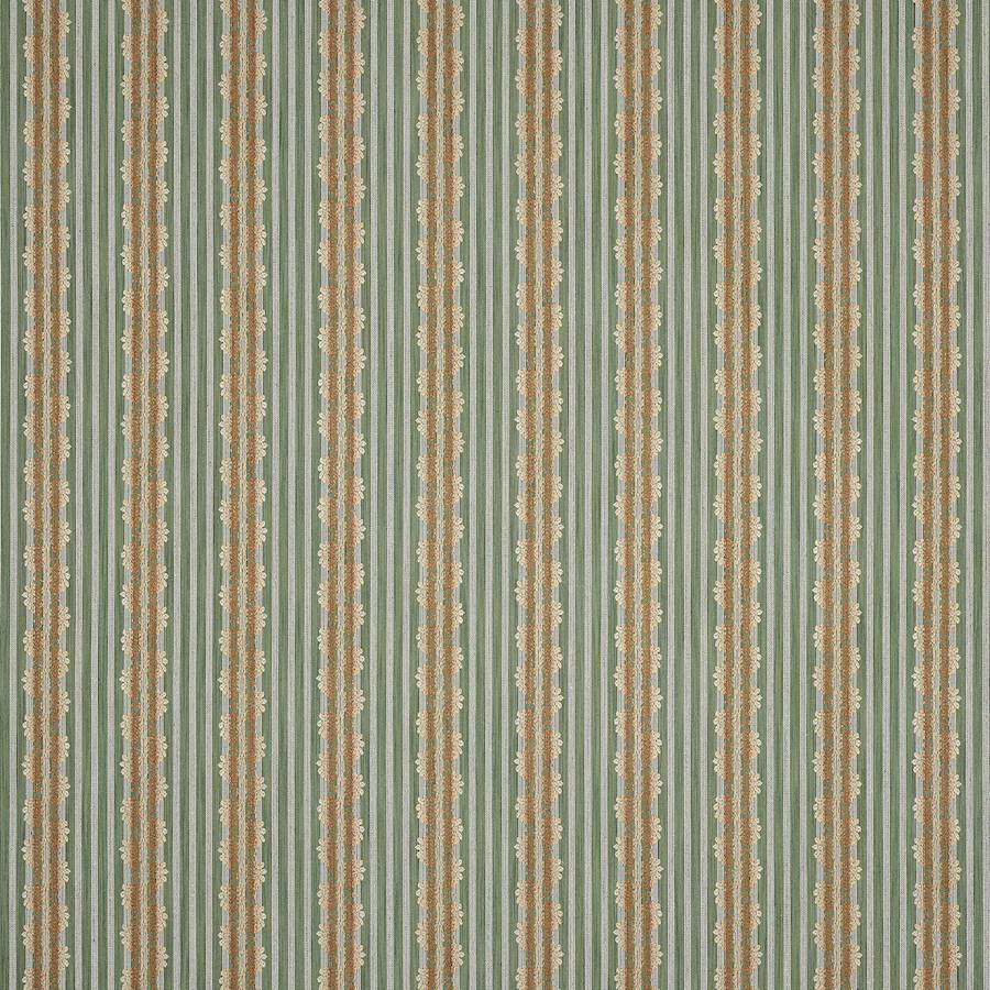 Silvano Stripe Green — Colefax & Fowler tyg