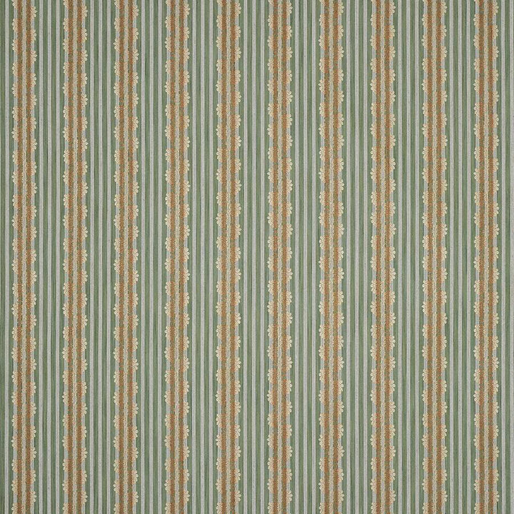 Silvano Stripe Green — Colefax & Fowler tyg