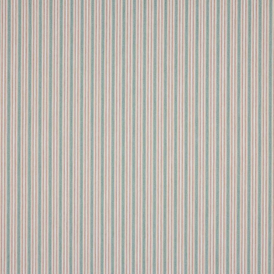Dorney Stripe Red/Forest — Colefax & Fowler tygprov