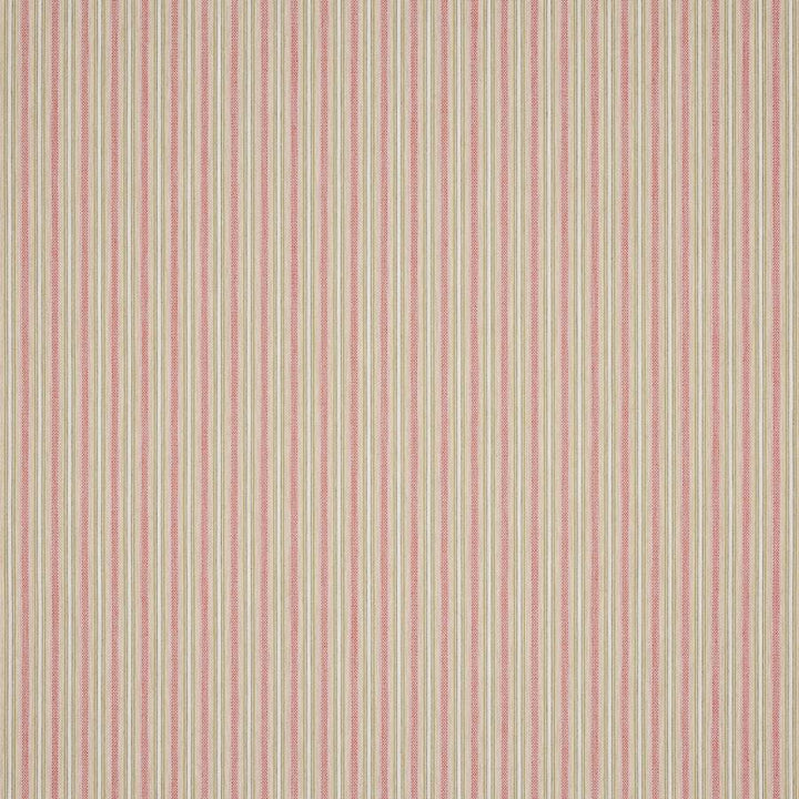 Dorney Stripe Tomato/Olive — Colefax & Fowler tygprov