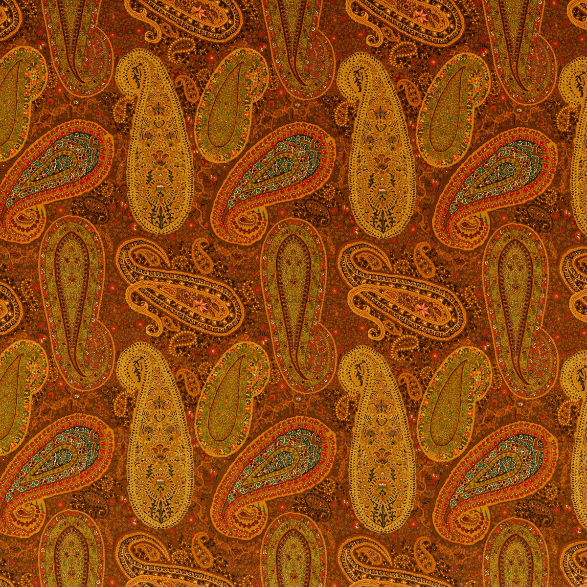 Peregrine Paisley Velvet H Tyg — Mulberry Home Spice