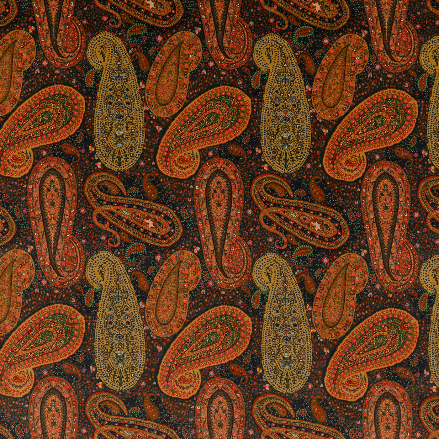 Peregrine Paisley Velvet H Tyg