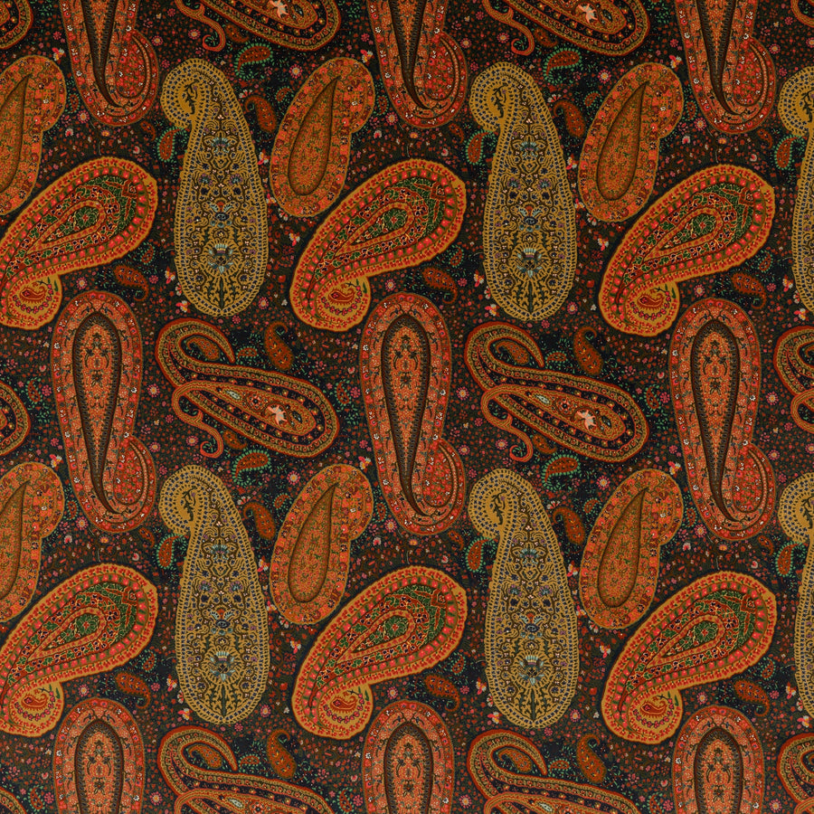Peregrine Paisley Velvet H Tygprov — Mulberry Home