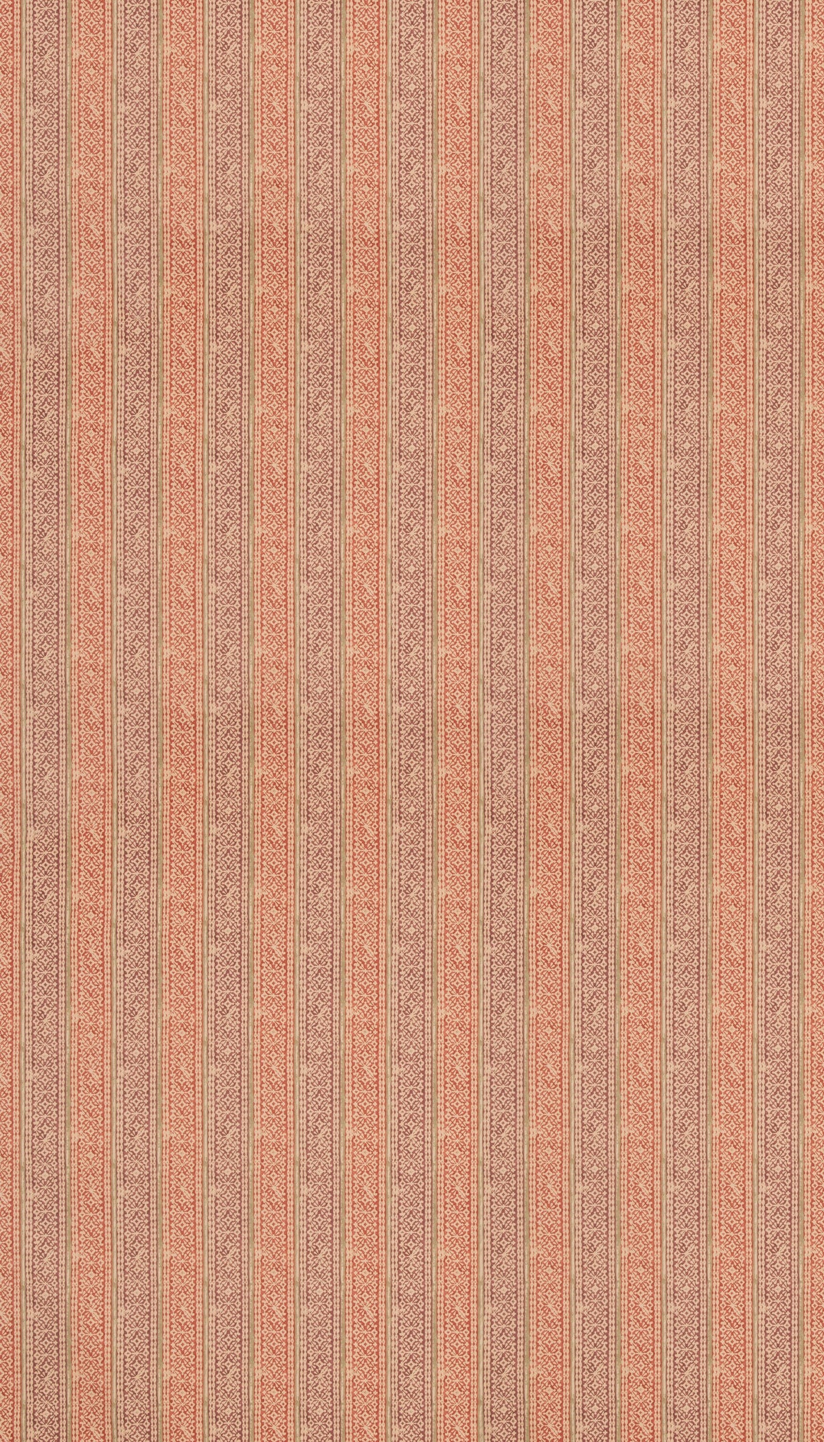 Ladbroke Stripe H Plum/Russet tyg