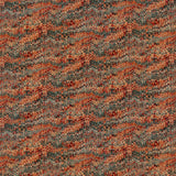 End Paper Velvet R Teal/Spice tyg