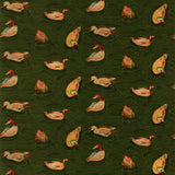 Duck Pond Velvet H Emerald tyg