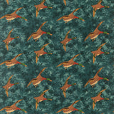Forest Ducks Velvet R Tyg