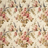 Vintage Floral J Antique/Rose tyg