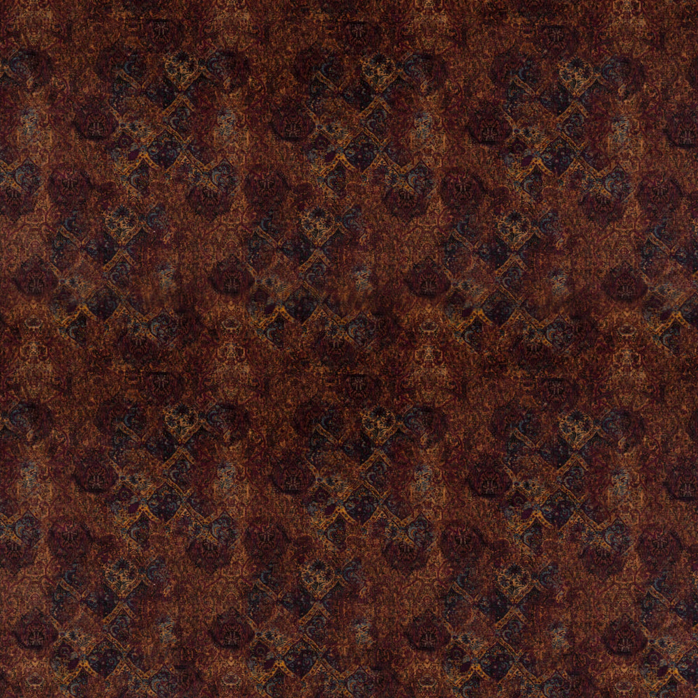 Bohemian Velvet H Tygprov - Teal/Spice
