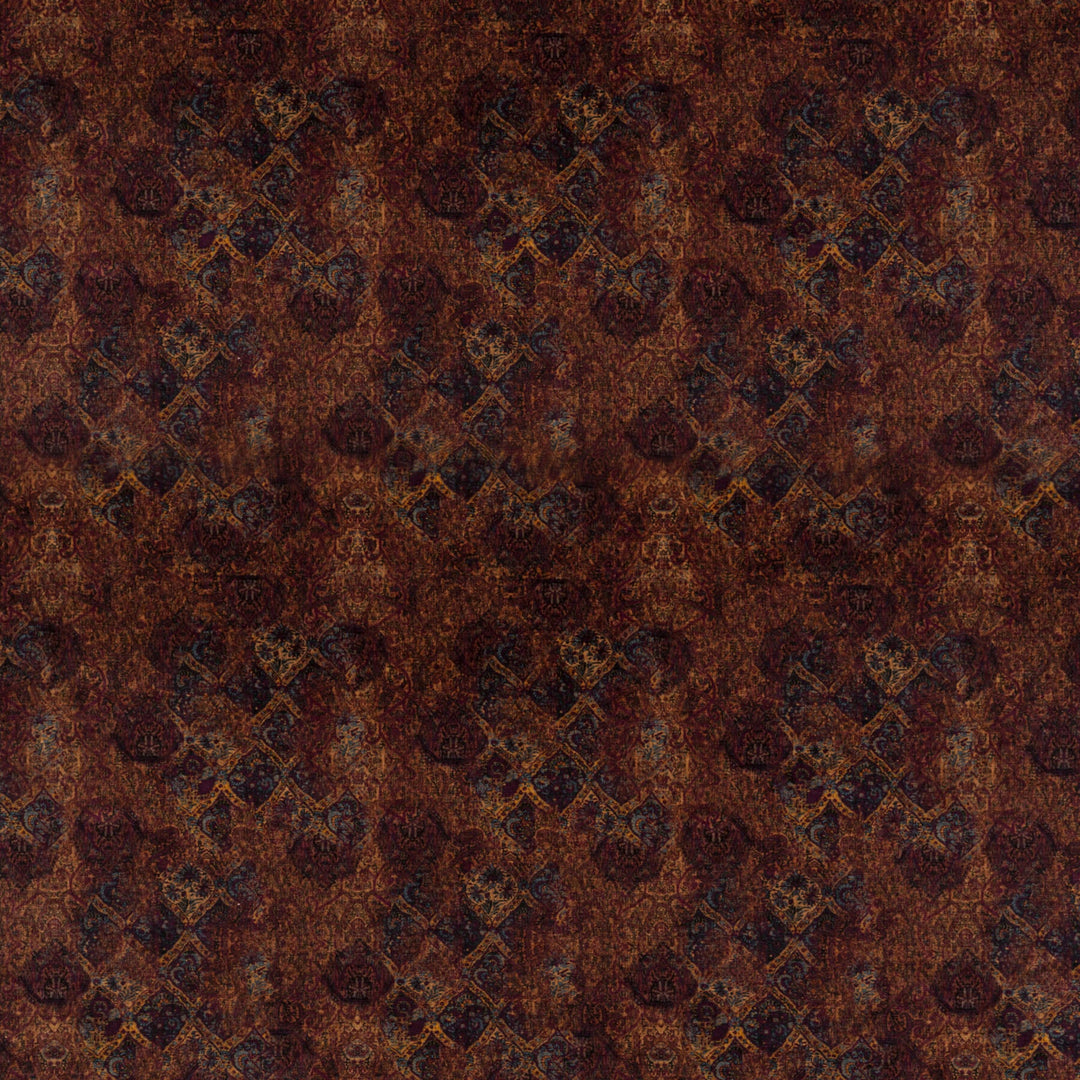Bohemian Velvet H Tygprov - Teal/Spice