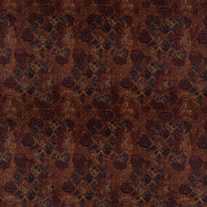 Bohemian Velvet H Tygprov - Teal/Spice
