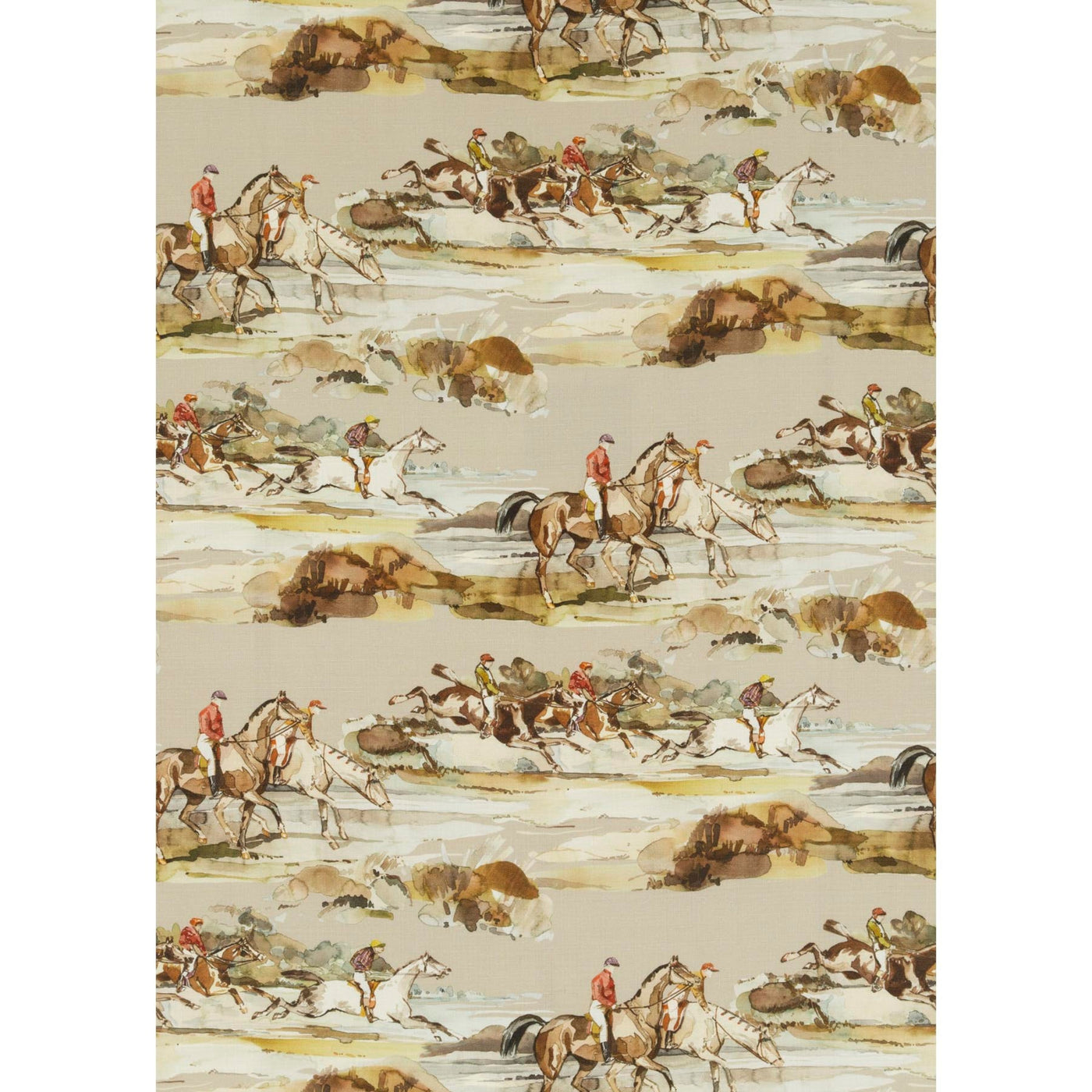 Morning Gallop Linen a Tyg