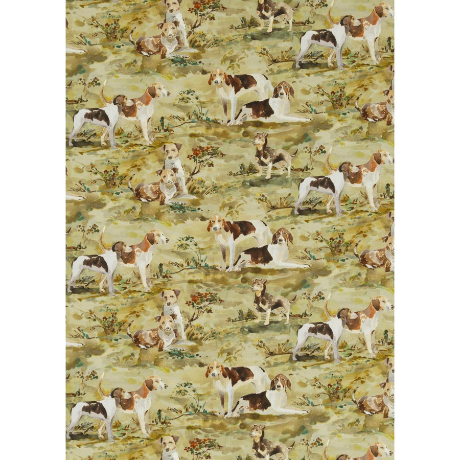 Mulberry Hounds Linen Y Tygprov