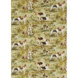Mulberry Hounds Linen Y Tyg