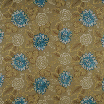Constanza R Tygprov - Teal/Gold