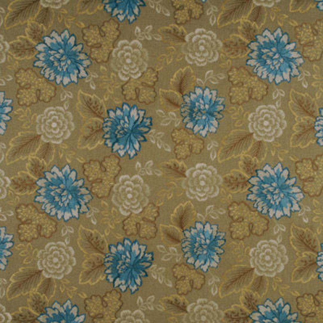 Constanza R Tygprov - Teal/Gold