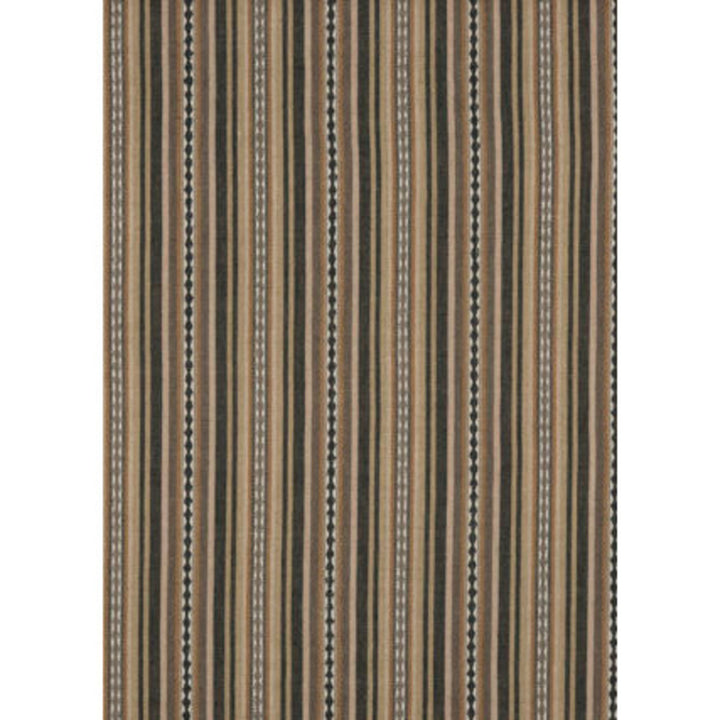 Dalton Stripe a Tygprov - Charcoal/Bronze