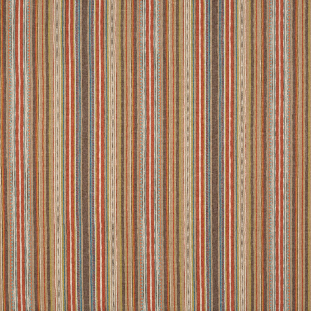 Tapton Stripe R Tygprov - Teal/Russet